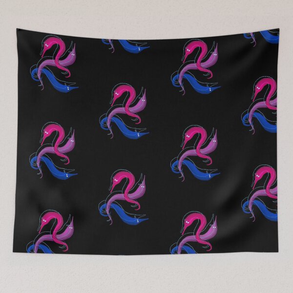 Item preview, bi flag worms on a string designed and sold by indiVisibl.