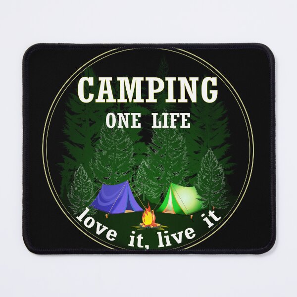 Item preview, Camping one life love it live it designed and sold by Deco-Design.