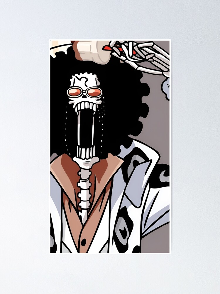 One Piece Brook  Poster for Sale by Thebestindesign