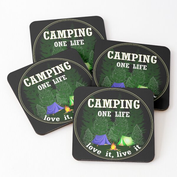 Item preview, Camping one life love it live it designed and sold by Deco-Design.
