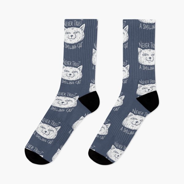 Item preview, Never Trust A Smiling Cat designed and sold by martso.