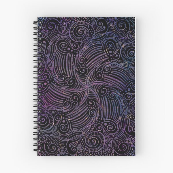 Item preview, Mandala Etching on Purple Watercolor designed and sold by Kristi Duggins.