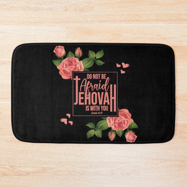Item preview, do not be afraid jehovah is with you  isaiah 41:10  designed and sold by josephfanous.