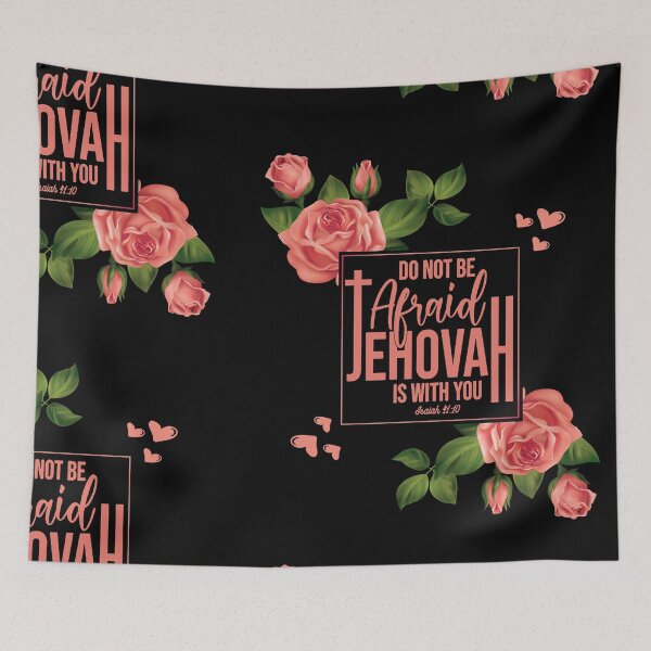 Item preview, do not be afraid jehovah is with you  isaiah 41:10  designed and sold by josephfanous.