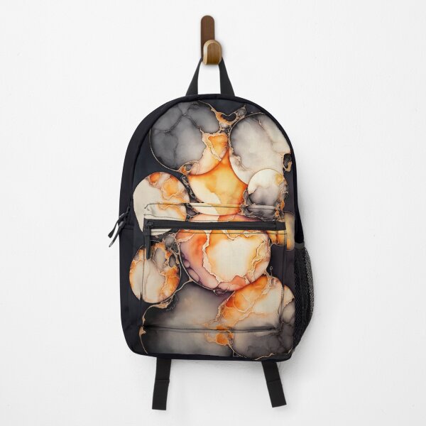 Item preview, Amber Drops - Abstract Alcohol Ink Resin Art designed and sold by inkvestor.