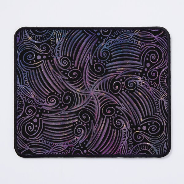 Item preview, Mandala Etching on Purple Watercolor designed and sold by Kristi Duggins.
