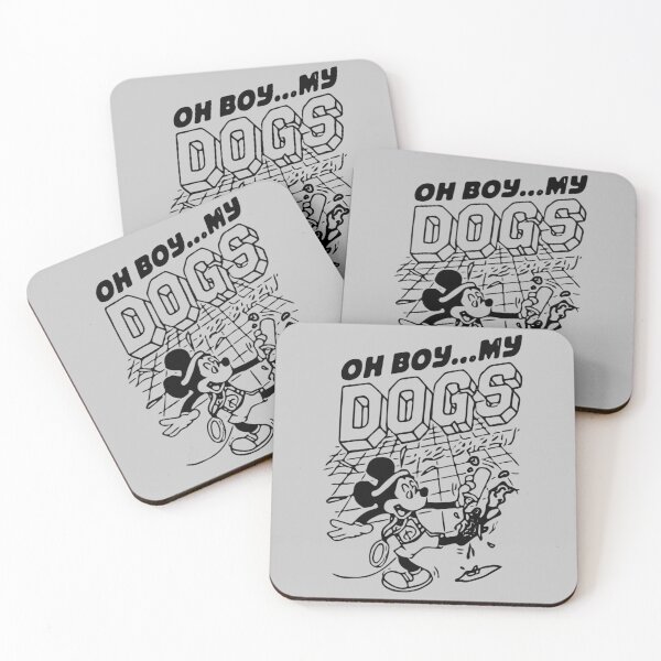 Item preview, Oh boy my dogs are barking | black and white | designed and sold by Sarvgya Verma.
