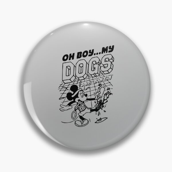 Item preview, Oh boy my dogs are barking | black and white | designed and sold by Sarvgya Verma.