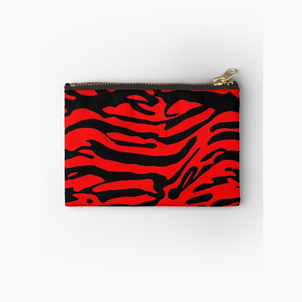 Item preview, Red and Black Abstract Zebra Print designed and sold by asurtiumgreen.