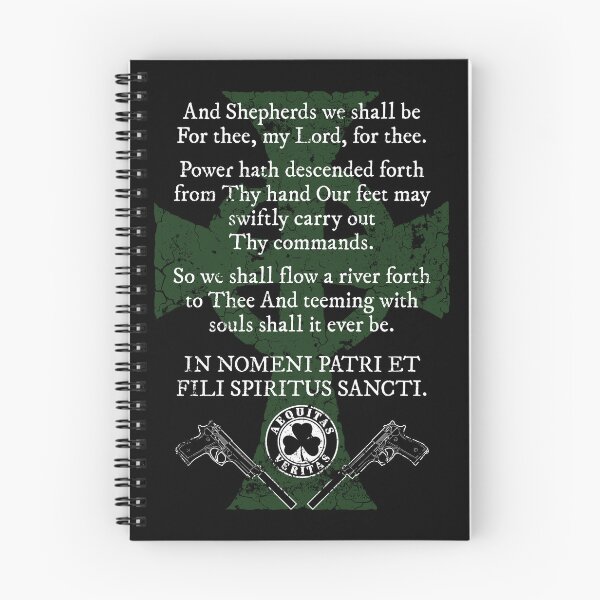Item preview, Boondock Saints prayer designed and sold by Krobilad.