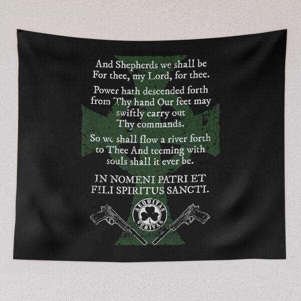 Item preview, Boondock Saints prayer designed and sold by Krobilad.