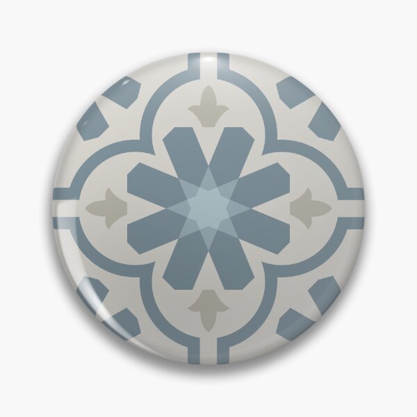 Item preview, Geometric Pattern: Dabka: Bluestone designed and sold by Red Wolf.