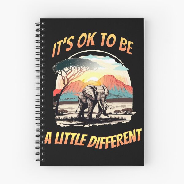 Item preview, it's ok to be a little different elephant designed and sold by Cr4ftyCreations.