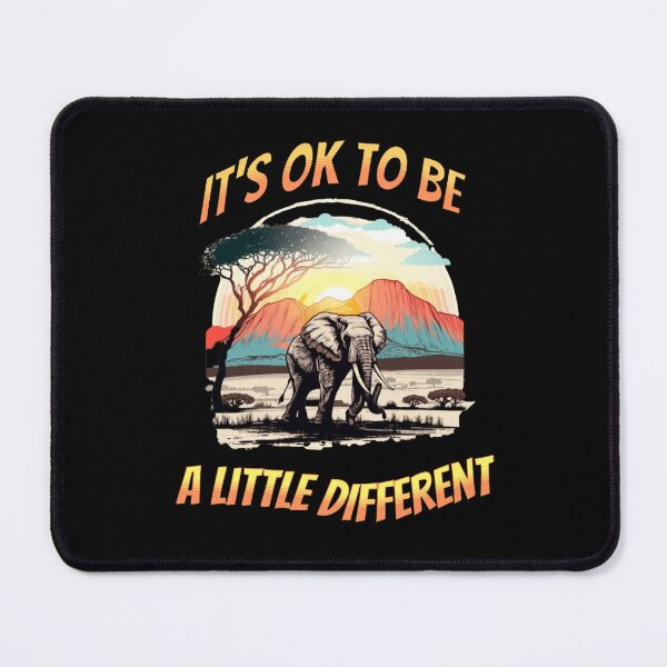 Item preview, it's ok to be a little different elephant designed and sold by Cr4ftyCreations.