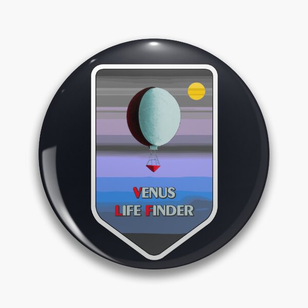 Item preview, Venus Life Finder mission logo designed and sold by SolidEarthArt.