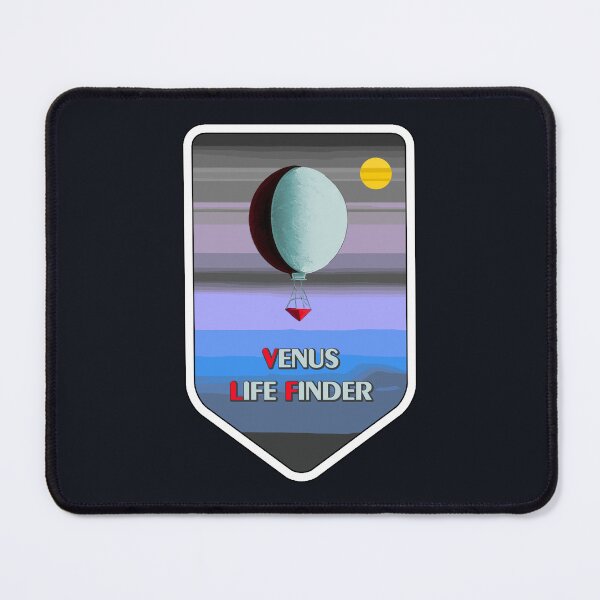 Item preview, Venus Life Finder mission logo designed and sold by SolidEarthArt.