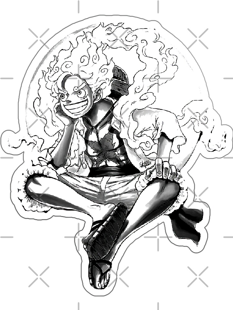 Luffy Gear 5 manga drawing : r/OnePiece