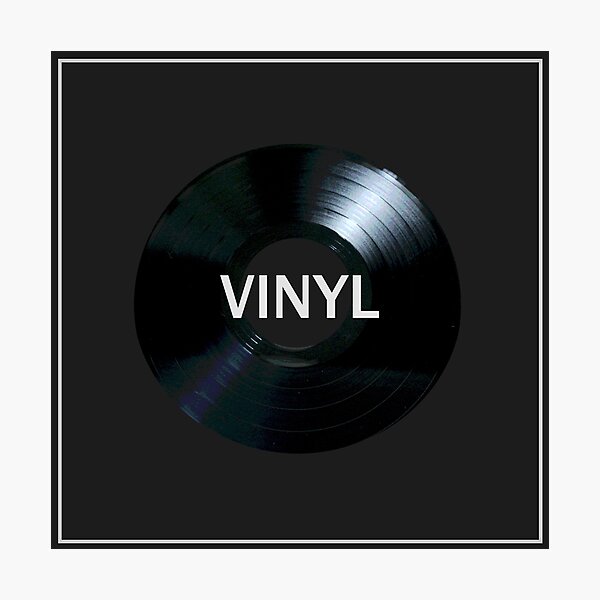 Vinyl Record Photographic Print