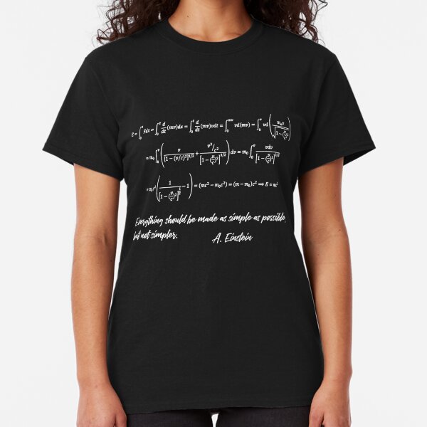 Einstein Theory of General Relativity Formula Classic T-Shirt