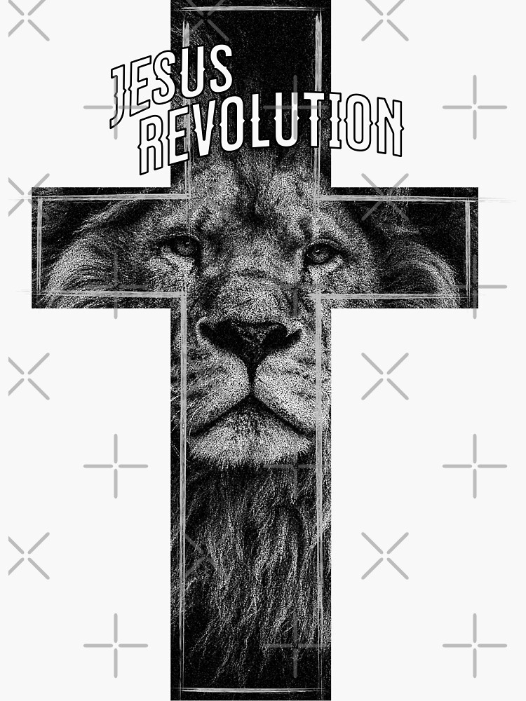 "Jesus Revolution" Sticker for Sale by miyagifactory Redbubble