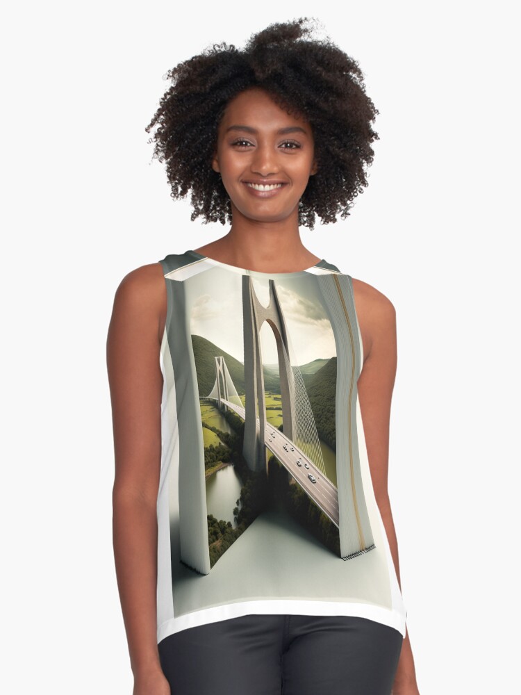 Item preview, Sleeveless Top designed and sold by AI-nspiration.