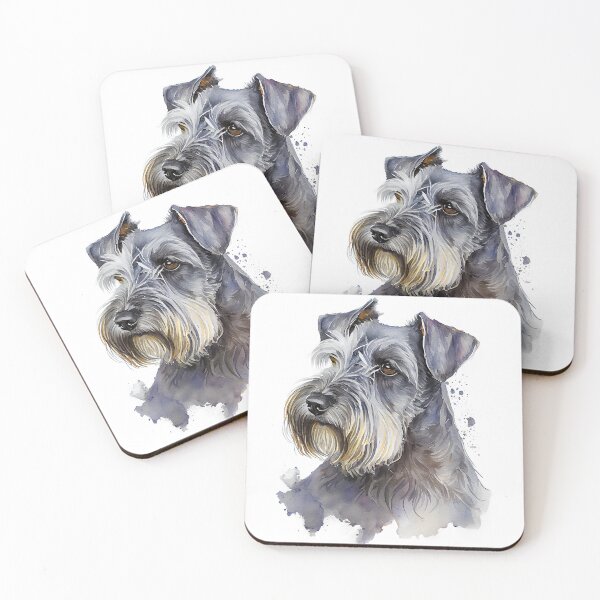Item preview, Watercolor Painting of Cesky Terrier Small Dog Breed designed and sold by Nalaxation.