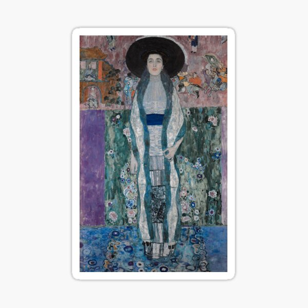 Aperçu de l'œuvre Portrait d'Adèle Bloch-Bauer de Gustav Klimt (1912) créée et vendue par BossyCatHome.