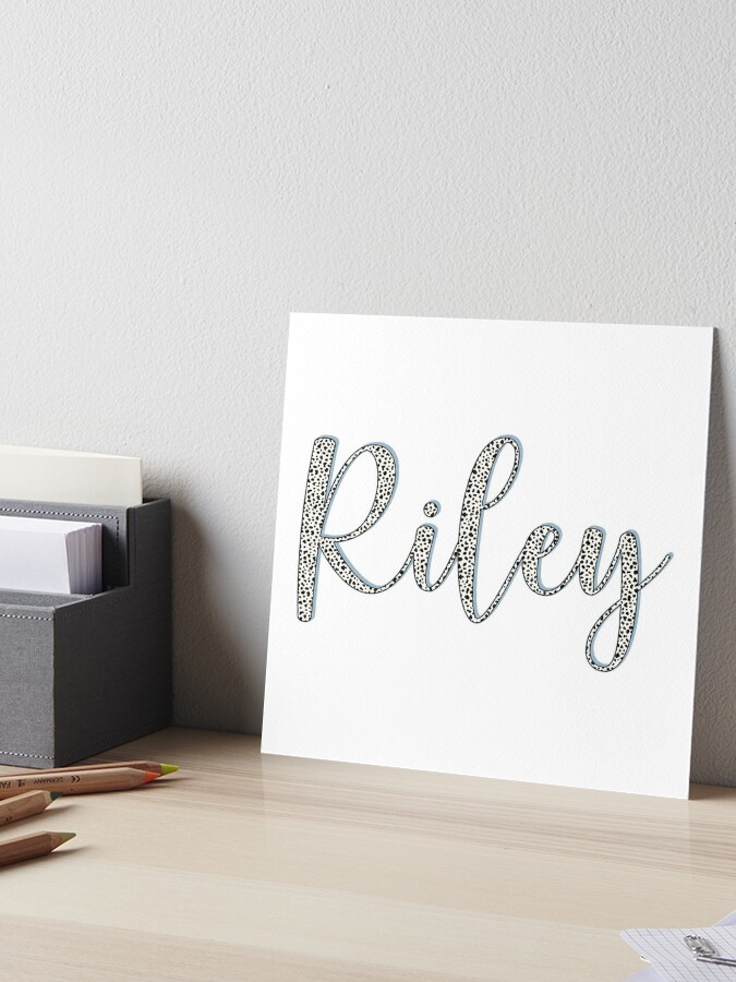 Riley name, Dalmatian pattern Riley first name Sticker for Sale by Danylo  Mikhnievych in 2023