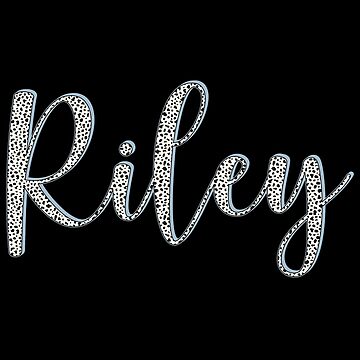 Riley  Sticker for Sale by badinboow