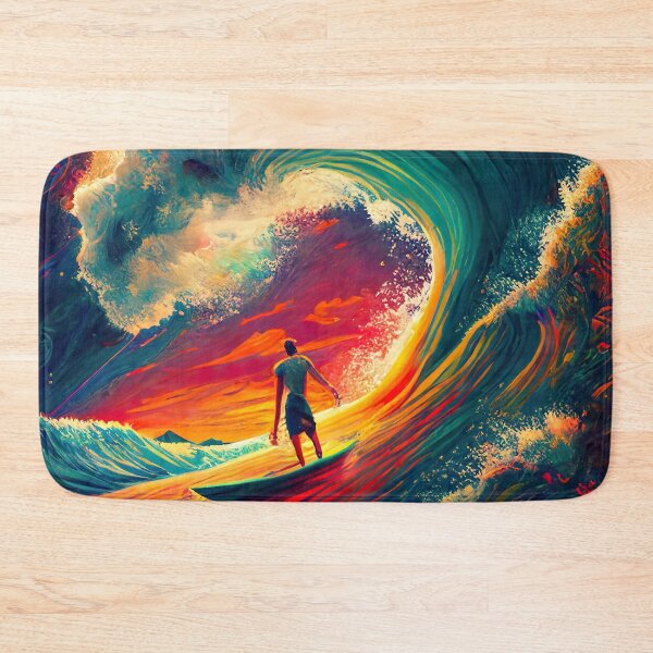 Item preview, big wave surfing designed and sold by KrisG-Art.