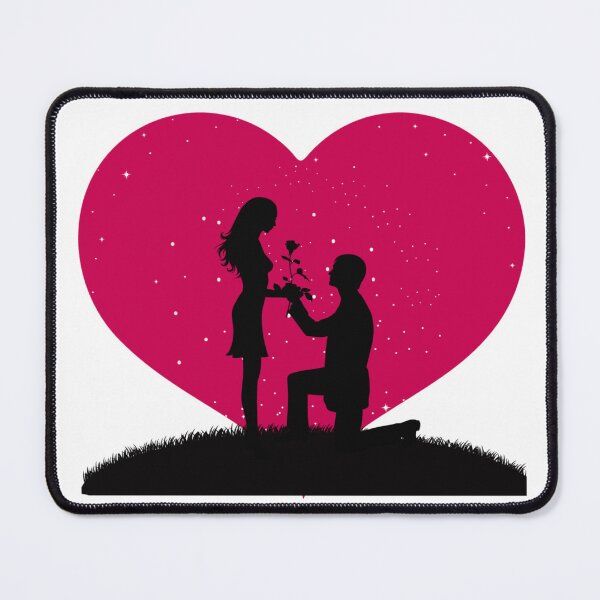 Item preview, Boy Proposing his Girl designed and sold by ModeDesMarques.
