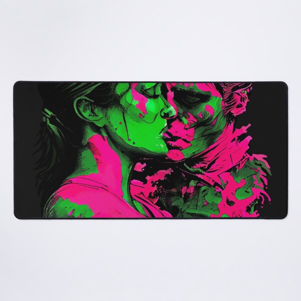 Item preview, Passionate kiss halftone green - pink  designed and sold by Wr4pshop.