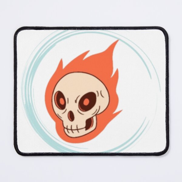 Item preview, Flaming Skull - Skull On Fire  designed and sold by MetooStore  ⭐⭐⭐⭐⭐.