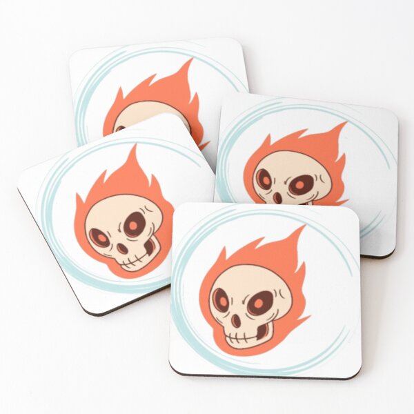 Item preview, Flaming Skull - Skull On Fire  designed and sold by MetooStore  ⭐⭐⭐⭐⭐.