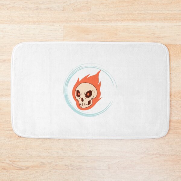 Item preview, Flaming Skull - Skull On Fire  designed and sold by MetooStore  ⭐⭐⭐⭐⭐.