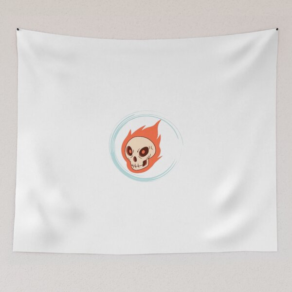 Item preview, Flaming Skull - Skull On Fire  designed and sold by MetooStore  ⭐⭐⭐⭐⭐.
