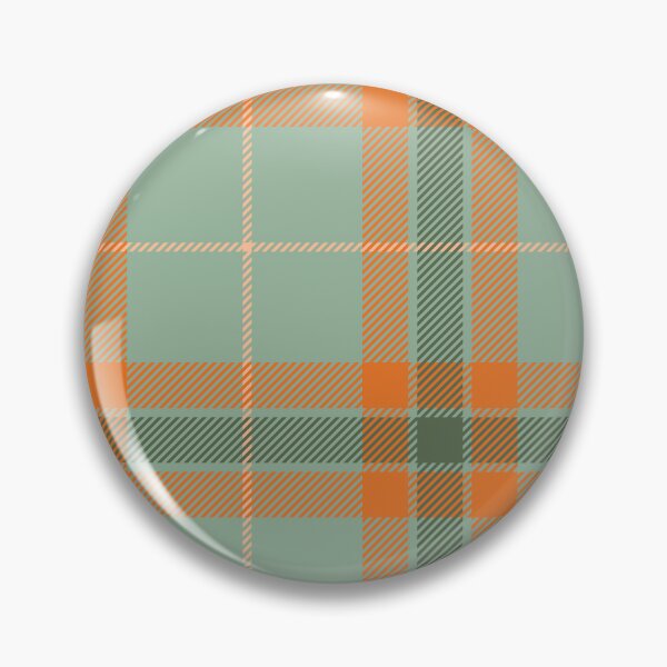 Artikelvorschau, Vintage 70'S plaid light green orange olive khaki background entworfen und verkauft von UnaWu533.