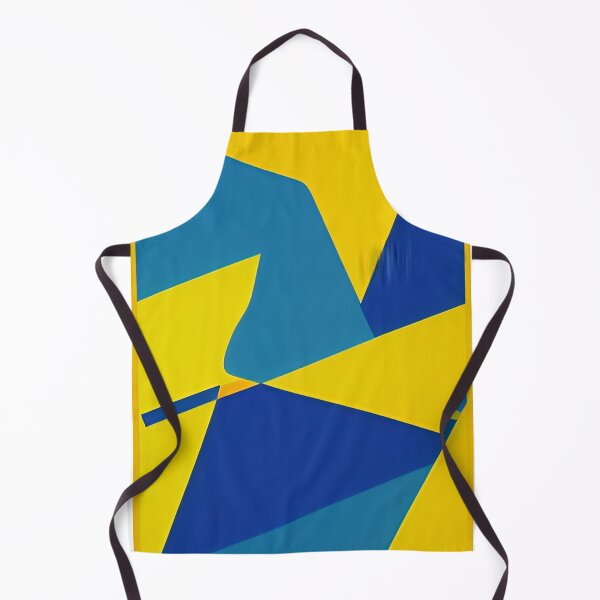 Item preview, Blue and yellow art shape designed and sold by Monlin.