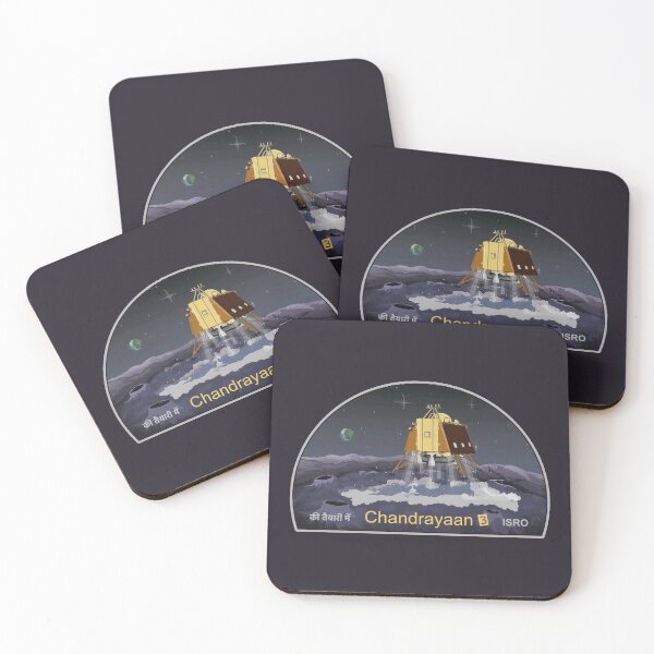 Item preview, Chandrayaan-3 lunar lander & rover mission logo designed and sold by SolidEarthArt.