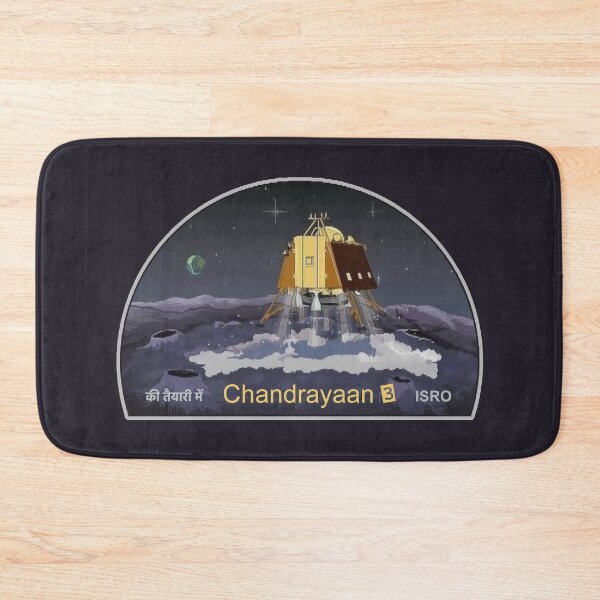 Item preview, Chandrayaan-3 lunar lander & rover mission logo designed and sold by SolidEarthArt.