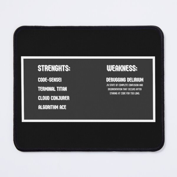 Item preview, Software Engineer strenghts and weakness | Digital text art | White design designed and sold by egilsee.