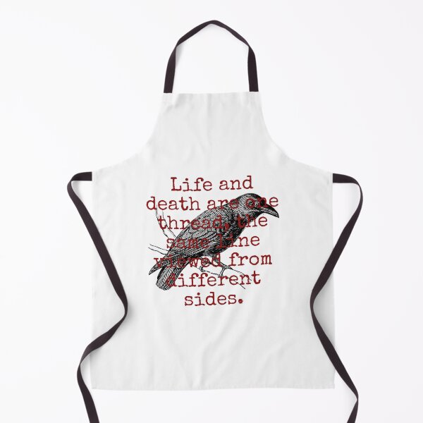 Item preview, Life And Death Are One Thread - Death Quote designed and sold by CrankyOldDude.