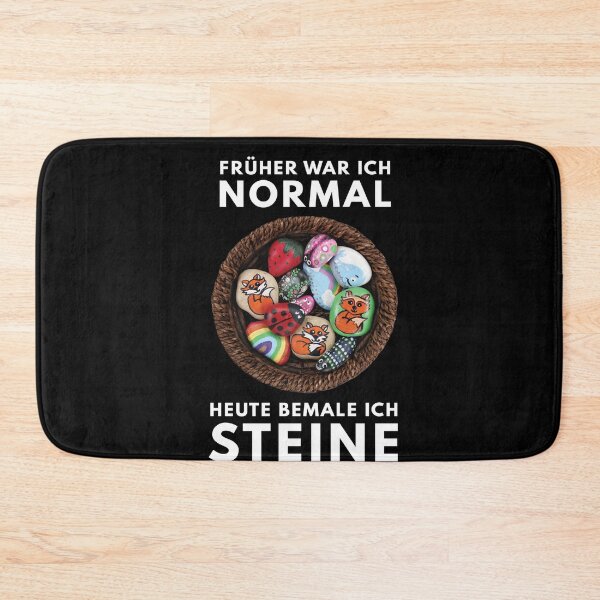 Item preview, Früher War Ich Normal Paint Stones designed and sold by MooonTees.