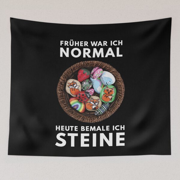 Item preview, Früher War Ich Normal Paint Stones designed and sold by MooonTees.