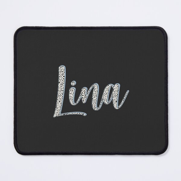 Item preview, Lina name, Dalmatian pattern Lina first name designed and sold by Danylo Mikhnievych.