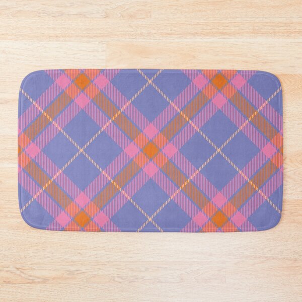 Item preview, Vintage 70'S plaid light purple pink orange nude background designed and sold by UnaWu533.