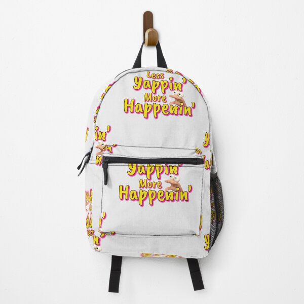 Item preview, LESS YAPPIN', MORE HAPPENIN' designed and sold by Unspirations.