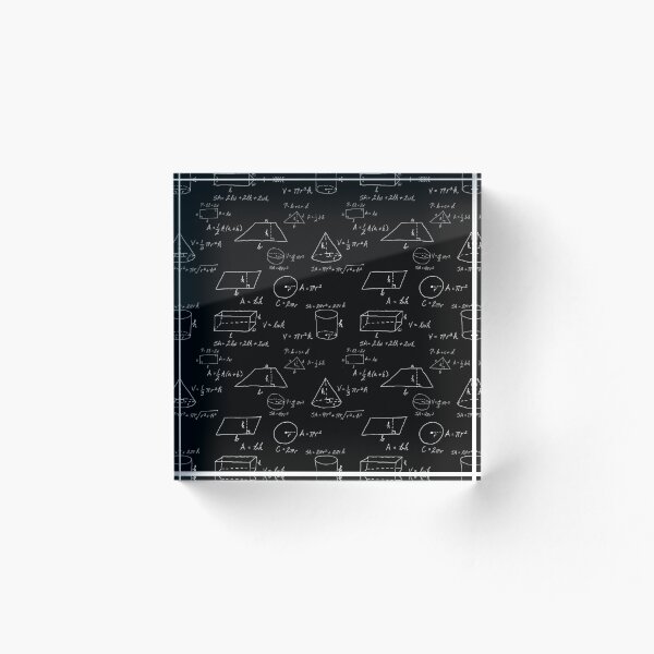 Item preview, Geometric Figures and Math Equations designed and sold by OBJETDART.