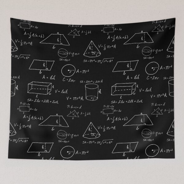 Item preview, Geometric Figures and Math Equations designed and sold by OBJETDART.