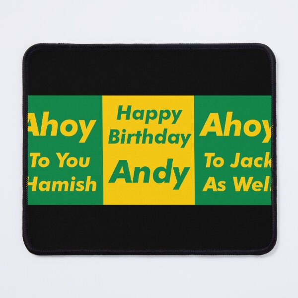 Item preview, Ahoy Hamish and Andy and Jack designed and sold by angryXtecher.